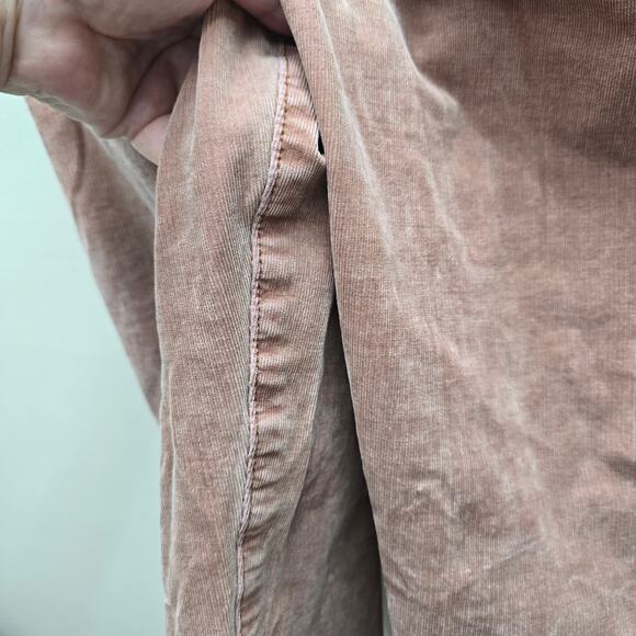 American Eagle Outfitters Women Corduroy High-Rise Crop Flare Pants Brown SZ 16 - Picture 3 of 8